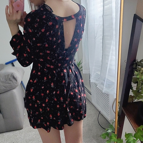 Free People Poppy Bell Sleeve Mini Dress - Picture 5 of 7